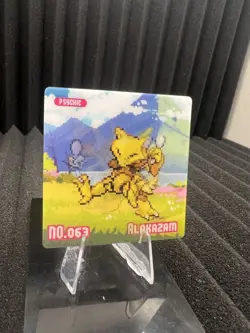 2025 Pokemon Eif Abra Gameboy Lenticular Card NM! Non-TCG - Image 1