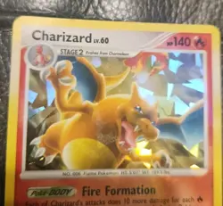 Charizard Platinum Arceus Promo Cracked Ice Holo 1/99 Pokemon Card 2009 HP - Image 2