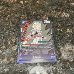 Gotenks SB02-021 Rare Foil Manga Booster 02 Dragon Ball Super Card Game | NM - Image 4