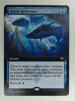 MTG Bling - Showcase - Mystic Reflection (Extended Art) - Kaldheim -J329 - Image 1