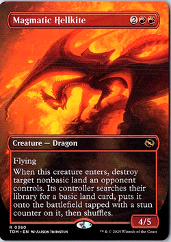 Magic: The Gathering - Tarkir Dragonstorm Borderless - Full Art - Showcase - Image 4