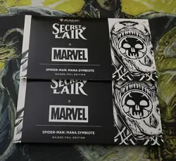 Two Secret Lair x Marvel's Spider-Man: Mana Symbiote Raised Foil Edition Sealed - Image 1