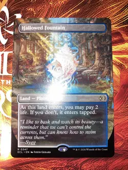 Hallowed Fountain (Borderless) Lorwyn Eclipsed Regular - Image 1
