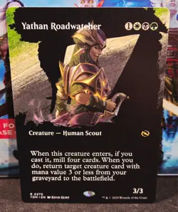 magic the gathering - Yathan Roadwatcher - Creature - Human Scout - Rare - Image 1