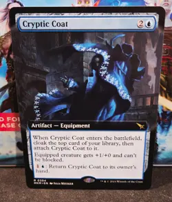 magic the gathering - Cryptic Coat - Artifact - Equipment - Rare - Blue - Island - Image 1