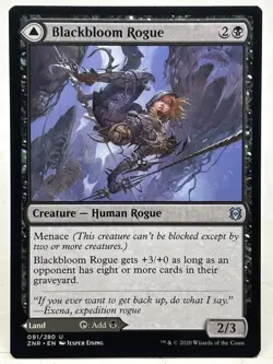 Blackbloom Rogue - Blackbloom Bog NM/M* Zendikar Rising 091/280 mtg -UnltdCards - Image 1