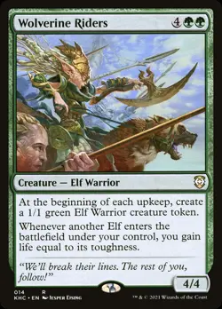 Wolverine Riders (Near Mint) (Commander:Kaldheim) | MTG | Magic The Gathering - Image 1