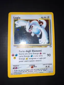 Carta Pokemon Lugia 9/111 Set Neo Genesis Ita Excellent - Image 2