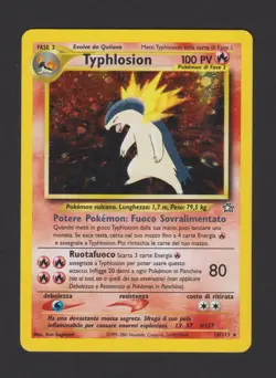 Typhlosion Holo Neo Genesis 18/111 ITA - Carta Pokemon Rara Olografica - Image 1