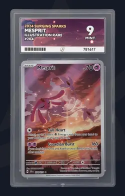 Pokemon TCG Mesprit 204/191 Illustration Rare Surging Sparks Ace 9 - Image 1