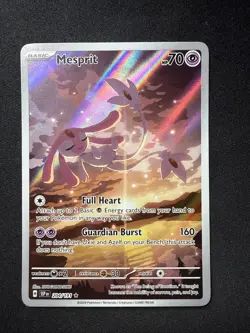 Pokemon TCG Mesprit 204/191 Surging Sparks IR NM - Image 1