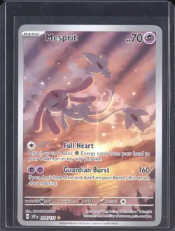 Mesprit 2024 Pokemon Surging Sparks SSP 204/191 Illustration Rare - Image 1