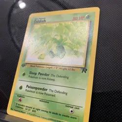 Pokemon TCG Oddish Jungle 1st Edition NM Kagemaru Himeno - Image 2