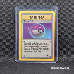Master Ball 116/132 Pokemon Gym Challenge - Pokemon WOTC 2000 Gym Challenge - Image 4