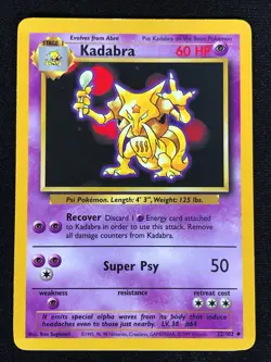 Pokemon Kadabra 32/102 Common (LP) - Image 1