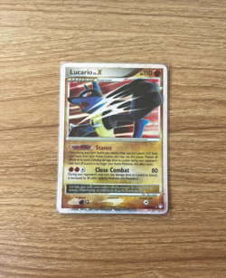 Lucario LV.X 122/123 Mysterious Treasures Holo / LP Pokemon TCG Card (Excellent) - Image 1