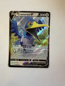 Cramorant V 054/072 Pokemon TCG Shining Fates Ultra Rare NM - Image 1