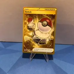 Switch 206/165 Gold Hyper Rare Holo Pokemon Scarlet & Violet SV 151 - Image 1