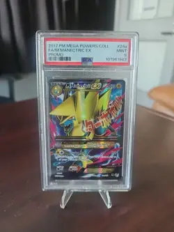 Pokemon TCG 2017 PM Mega Powers Collection M Manectric EX Promo PSA 9 - Image 1