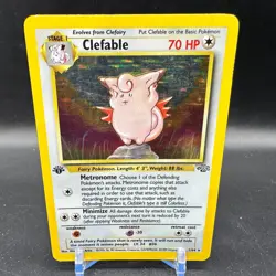 Clefable Holo Rare 1st Edition 1999 Pokemon Jungle 1/64 - WOTC - Image 1