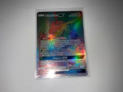 Rayquaza GX (Secret) 177/168 Sm-Celestial Storm Holo English Rainbow Rare - Image 1