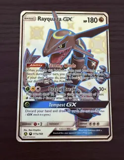 2019 - Pokemon TCG Sun Moon Celestial Storm - Rayquaza GX 177a/168 Shiny - Image 1