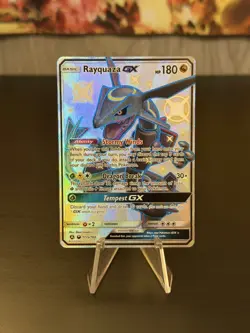 Pokemon TCG Rayquaza GX 177a/168 Shiny Promo 2019 Celestial Storm - Image 1