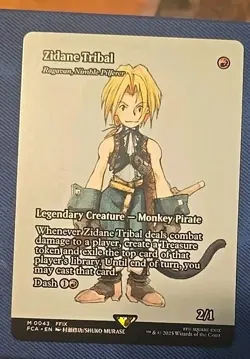 x1x Zidane Tribal (Showcase) 0043 (M) MTG Final Fantasy: Through the Ages (FCA) - Image 1