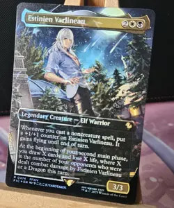 Estinien Varlineau (Borderless) (Chocobo Track Foil) - Commander: FINAL FANTASY - Image 1