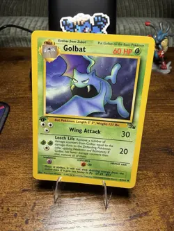 Pokemon TCG Golbat Fossil 1st Edition Uncommon Card 34/62 - Image 1