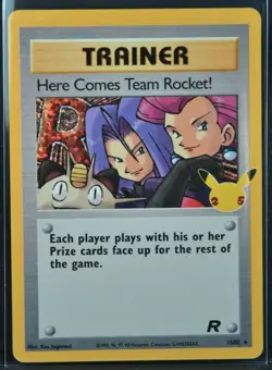 Here Comes Team Rocket! 15/82 Celebrations Classic 2021 Rare Holo Pokemon TCG NM - Image 1
