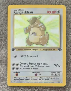 1999 Pokemon TCG Jungle 1st Edition Kangaskhan Holo Rare - Image 2