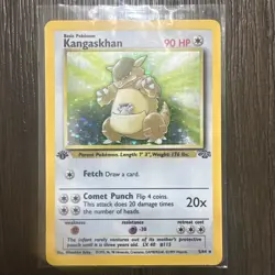 Pokemon TCG Kangaskhan Holo Rare 1st Edition Jungle LP 5/64 - Image 1