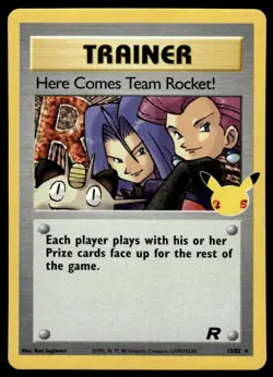 Pokemon TCG Celebrations #15/82 Here Comes Team Rocket! NM - Image 1