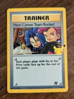 Here Comes Team Rocket! 15/82 Celebrations Holo Pokemon TCG Near Mint - Image 2