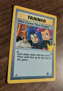 Here Comes Team Rocket! 15/82 Celebrations Holo Pokemon TCG Near Mint - Image 4