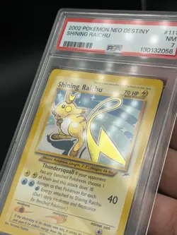Pokemon Neo Destiny Shining Raichu - Secret Rare 111/105 - PSA 7 Near Mint - Image 2