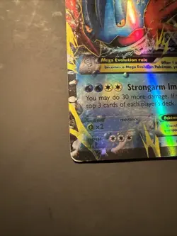 Mega M Swampert EX Black Star Promo Card XY87 XY Holo, Regular - Image 4
