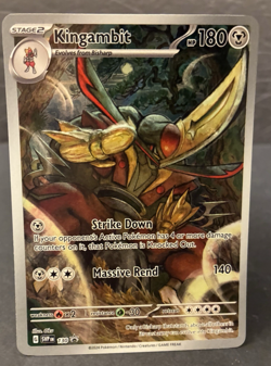 Pokemon TCG Scarlet & Violet Kingambit SVP 130 Black Star Promo Full Art NM! - Image 1