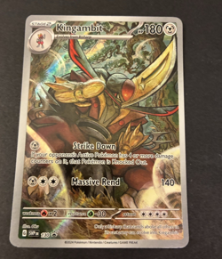 Pokemon TCG Scarlet & Violet Kingambit SVP 130 Black Star Promo Full Art NM! - Image 5