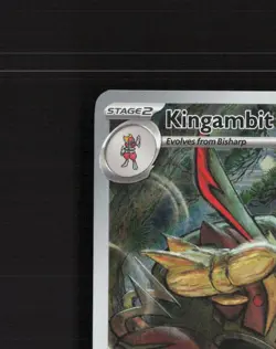 Kingambit SVP 130 Scarlet & Violet Full Art Black Star Promo Pokemon Card NM - Image 3