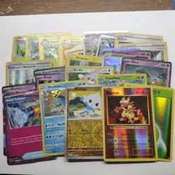 Huge Pokemon TCG 76 Cards MP/HP/DMG Mostly Holo/Reverse Holo Or Vintage WOTC. - Image 1