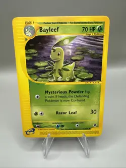 Bayleef 71/165 - Expedition E-Reader Vintage Non-Holo Pokemon Card - Image 1