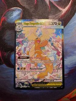 Pokemon Mega Dragonite EX Full Art Holo Card 290/217 TCG Collectible Single - Image 4