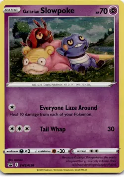 Galarian Slowpoke Promo SWSH: Sword & Shield Promo Cards SWSH126 LP - Image 1