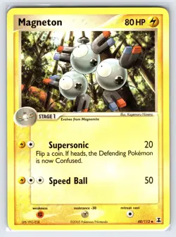 Magneton 48/113 2005 EX Delta Species Pokemon Card Non Holo Uncommon - Vlp - Image 1