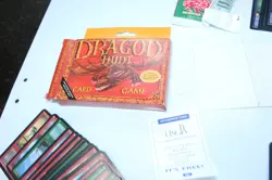 Vintage Wyvern / Dragon Hunt TCG With Booster Cards Deck Box & Open Pack - Image 5