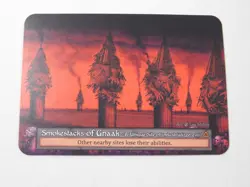 Smokestacks of Gnaak Non-Foil Unique Sorcery Beta TCG Trading Card - Image 1