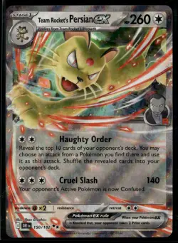 SV: Scarlet & Violet Promo Cards #218 Team Rocket's Persian ex - Image 1