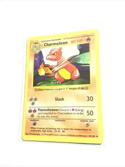 CHARMELEON - 24/102 - Base Set SHADOWLESS - Pokemon Card - HP - Image 1